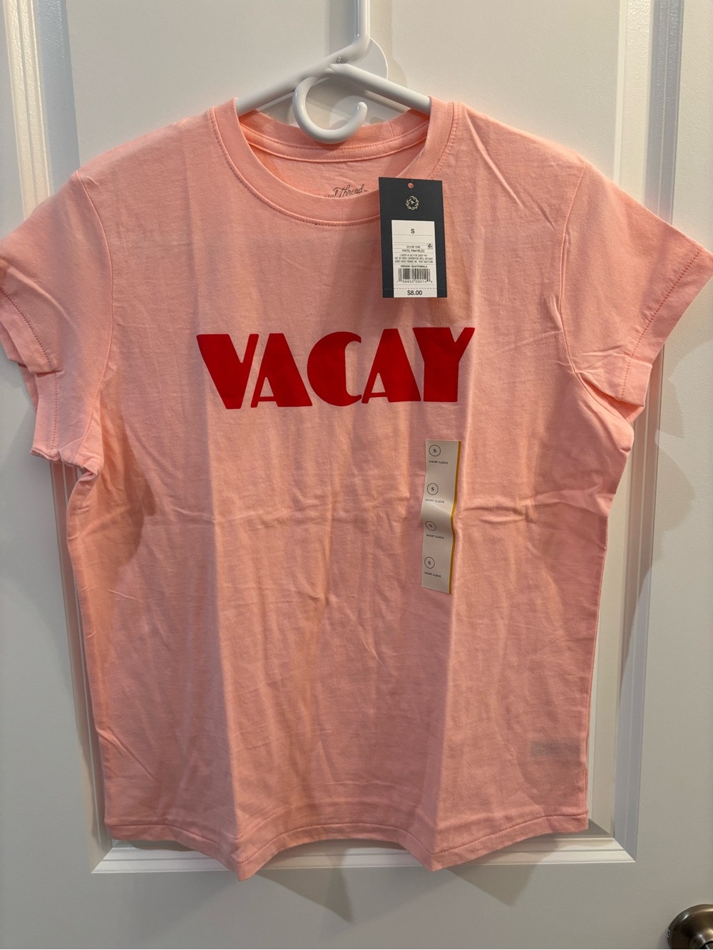 Women's Short Sleeve Graphic T-Shirt - Universal Thread - Pink - S - NWT